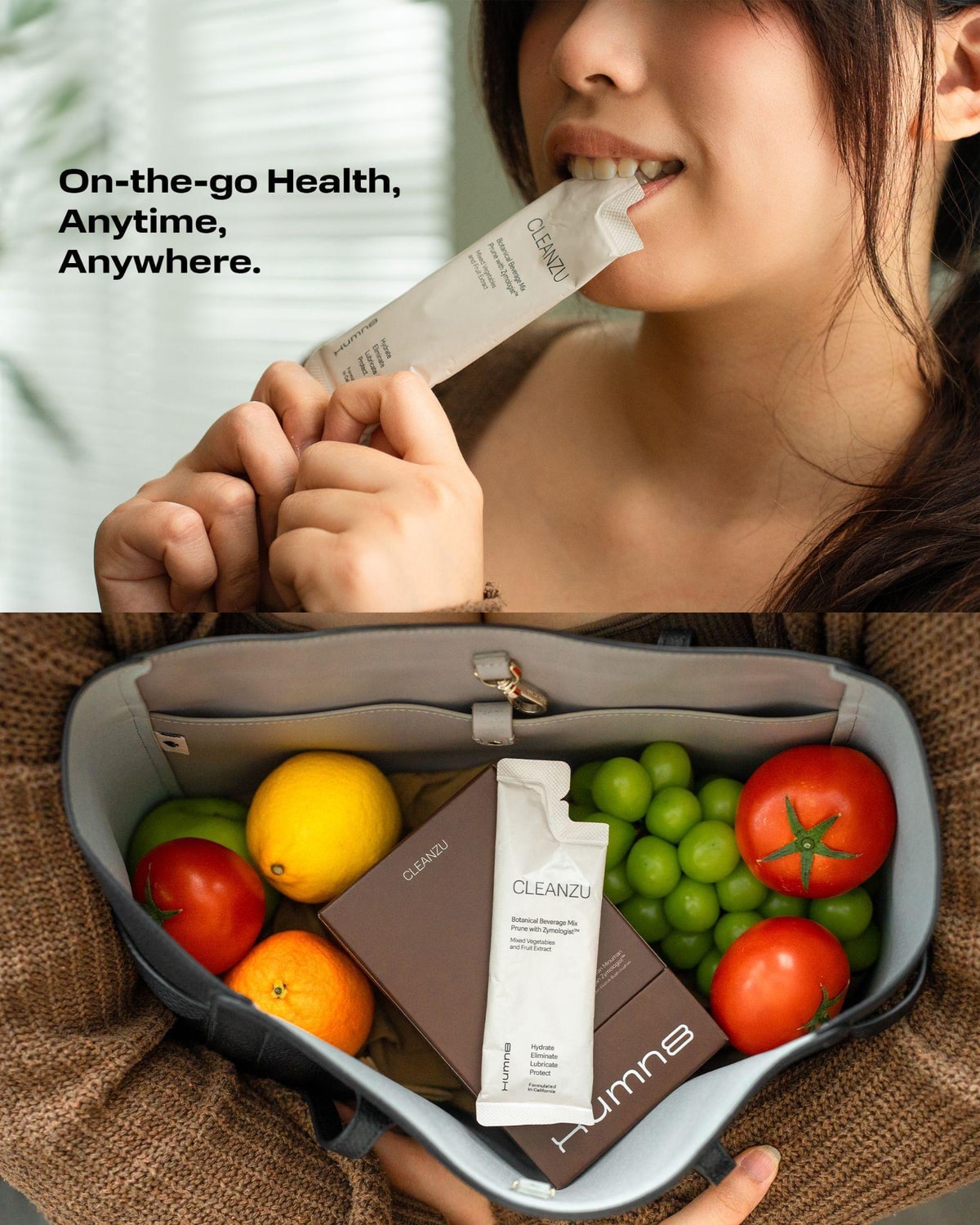 Lifestyle campaign photography for a wellness product
